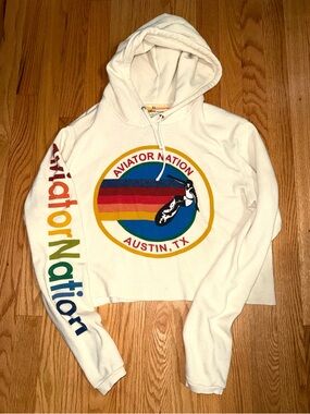 Aviator Nation Cropped Sweatshirt XL